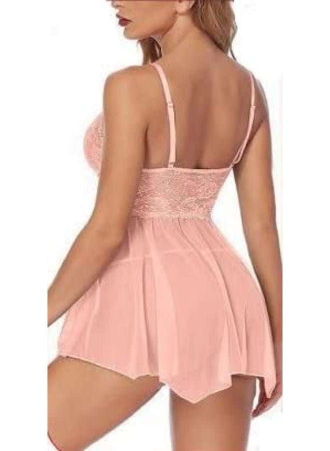 Sexy lingerie, erotic lingerie, short babydoll, sheer playsuits, elegant women's nightgown, code 109 - Image 1